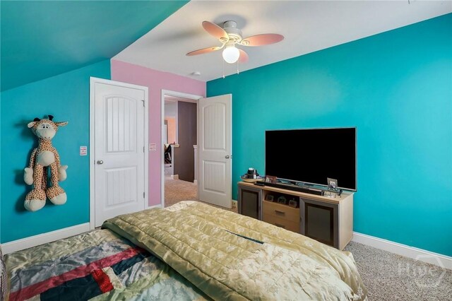 4 Broken Bit Rd, Ellabell, GA 31308 - carpeted bedroom with baseboards and ceiling fan