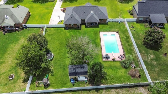 510 Braves Field Dr, Guyton, GA 31312 - aerial view of a pool area