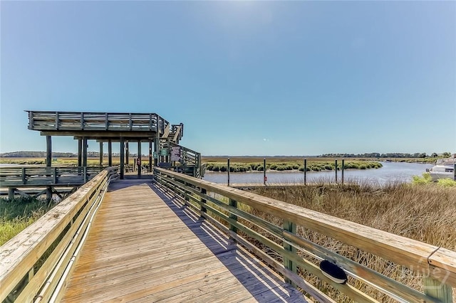 12300 Apache Ave Unit 1206, Savannah, GA 31419 - dock area featuring a water view