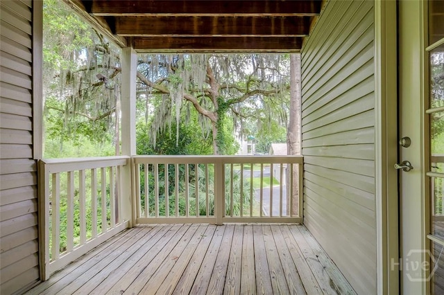 12300 Apache Ave Unit 1206, Savannah, GA 31419 - view of wooden terrace