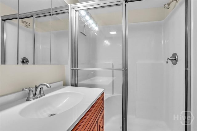 142 Bill Brown Rd, Pembroke, GA 31321 - full bathroom with a shower stall and vanity