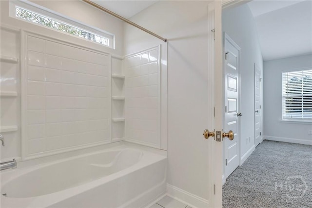 343 Governor Gwinnett Way, Pooler, GA 31322 - full bathroom with plenty of natural light, baseboards, and  shower combination