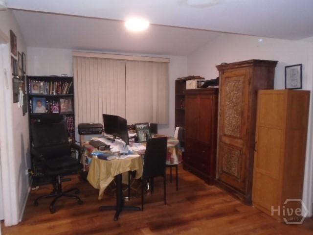 506 Mclaws St, Savannah, GA 31405 - office area featuring wood finished floors