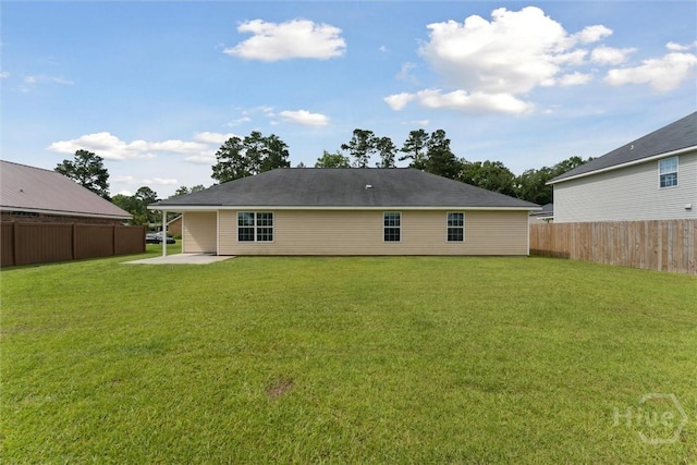 27 Drayton Ct, Midway, GA 31320 - rear view of property with a patio area