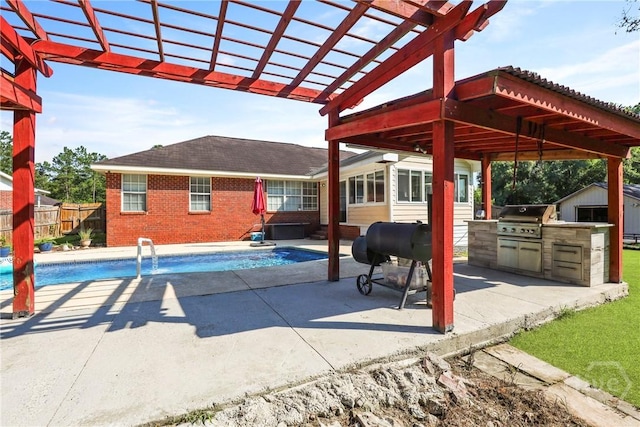 1346 Ryans Way, Pooler, GA 31322 - view of patio / terrace featuring a pergola