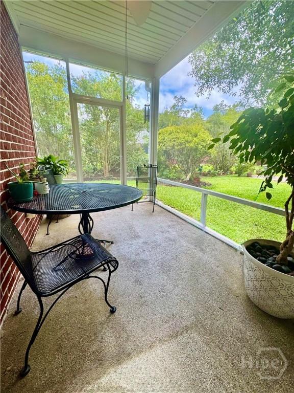 174 Regency Cir, Pooler, GA 31322 - view of sunroom / solarium