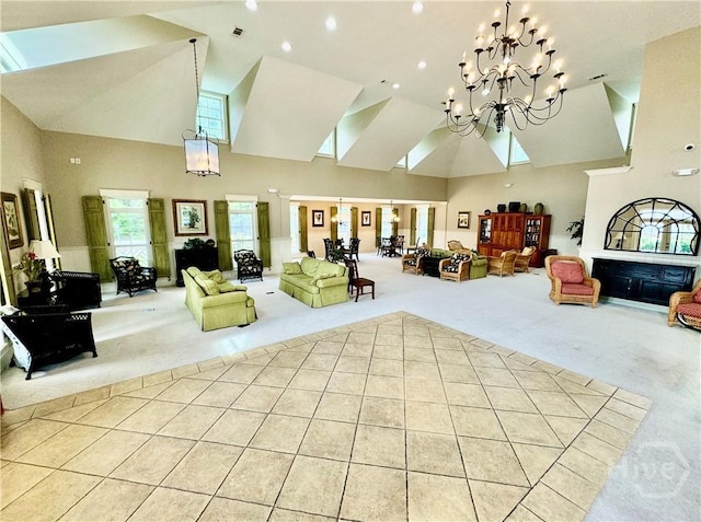 174 Regency Cir, Pooler, GA 31322 - building lobby featuring high vaulted ceiling and recessed lighting