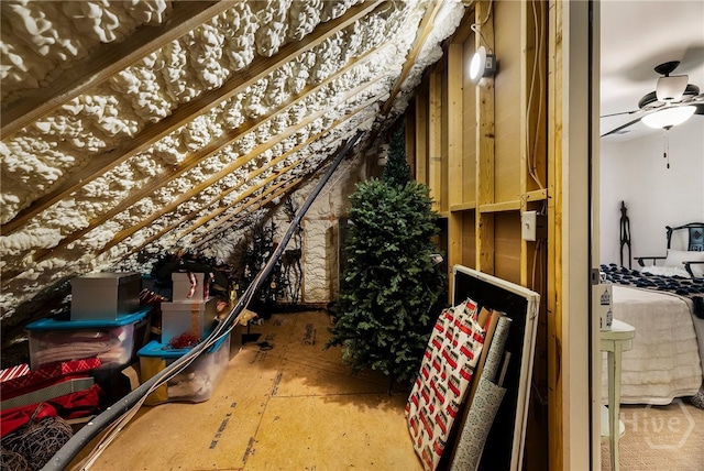 122 N St, Savannah, GA 31410 - view of unfinished attic