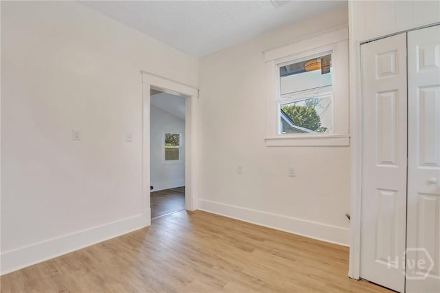 521 Seiler Ave, Savannah, GA 31401 - spare room featuring baseboards, healthy amount of natural light, and light wood-type flooring