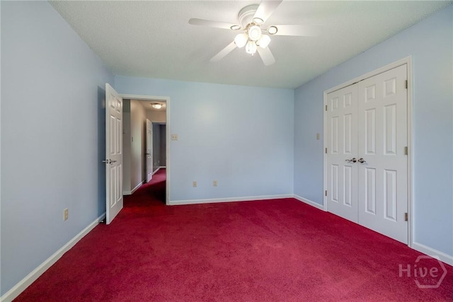 1 Shipyard Ln, Savannah, GA 31406 - unfurnished bedroom with dark carpet, baseboards, and a closet