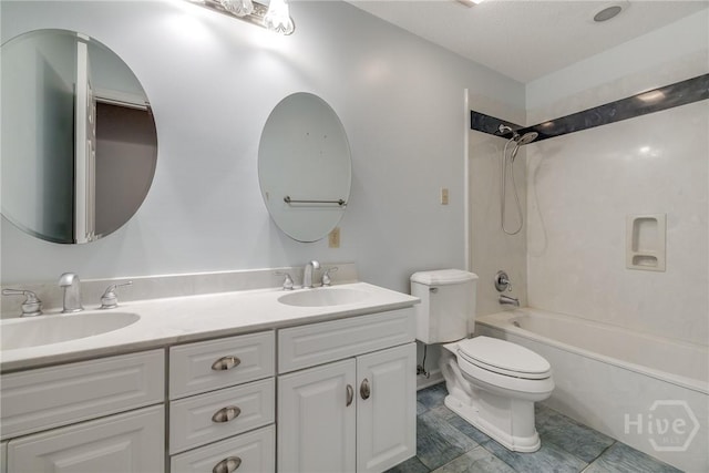 1 Shipyard Ln, Savannah, GA 31406 - bathroom with toilet, double vanity, and shower / bath combination