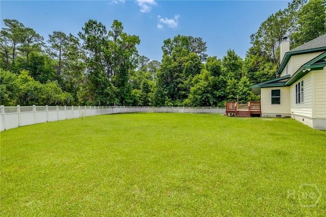 1 Shipyard Ln, Savannah, GA 31406 - view of yard featuring a deck