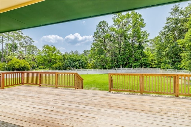 1 Shipyard Ln, Savannah, GA 31406 - wooden terrace with view of wooded area