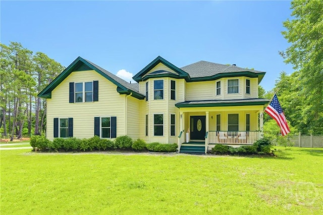 1 Shipyard Ln, Savannah, GA 31406 - victorian house featuring a porch and a front lawn