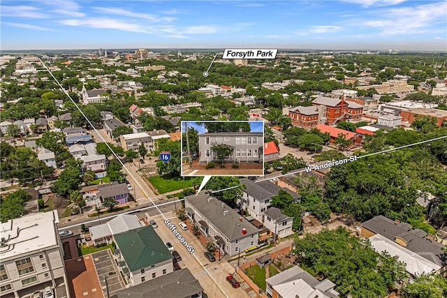 1402 Jefferson St, Savannah, GA 31401 - aerial view