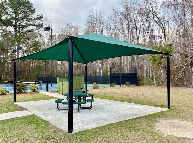 202 Champlain Dr, Pooler, GA 31322 - view of community featuring a tennis court