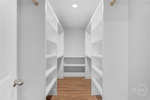 220 N Skinner Ave, Pooler, GA 31322 - spacious closet with wood finished floors