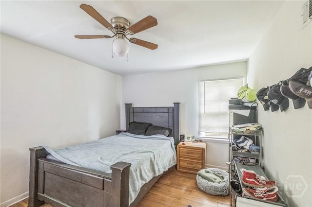 325 Bunting Dr, Savannah, GA 31404 - bedroom featuring wood finished floors and ceiling fan