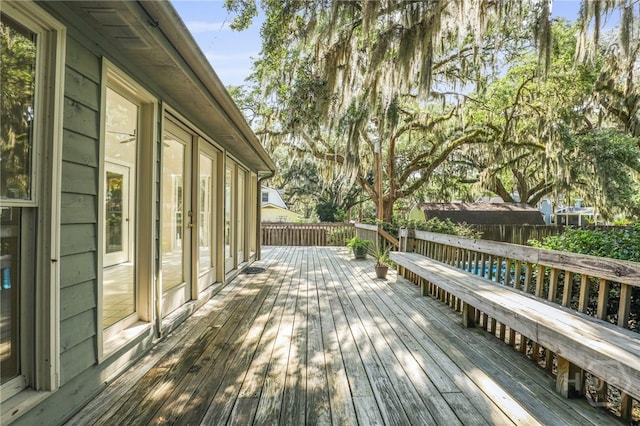 550 Strathy Hall Dr, Richmond Hill, GA 31324 - view of wooden deck