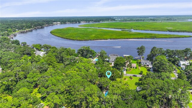 550 Strathy Hall Dr, Richmond Hill, GA 31324 - drone / aerial view of a large body of water