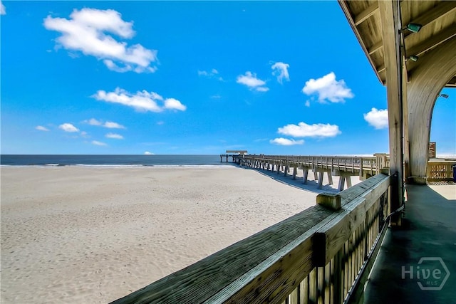 1217 Bay St Unit 105A, Tybee Island, GA 31328 - water view featuring local beach
