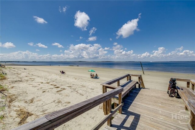 1217 Bay St Unit 105A, Tybee Island, GA 31328 - water view featuring local beach