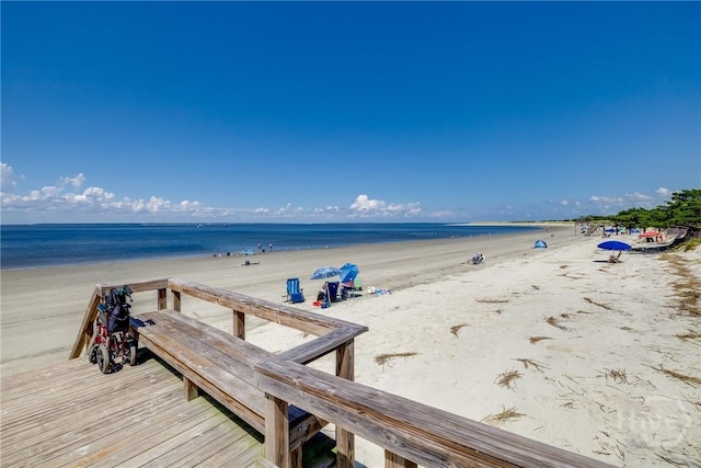 1217 Bay St Unit 105A, Tybee Island, GA 31328 - water view featuring nearby beach