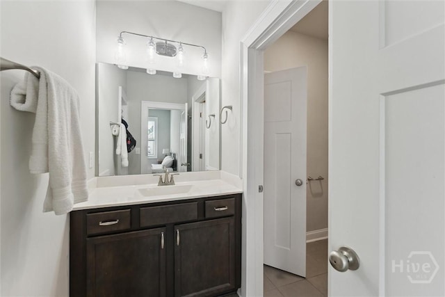 117 Oakcrest Dr W, Savannah, GA 31405 - bathroom featuring vanity and tile patterned flooring