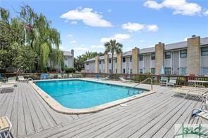 1000 New Sea Island Rd Unit 15, Saint Simons Island, GA 31522 - community pool featuring a deck