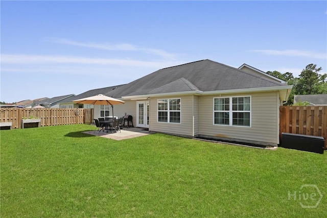 175 Willow Point Cir, Savannah, GA 31407 - rear view of property with a fenced backyard and a patio