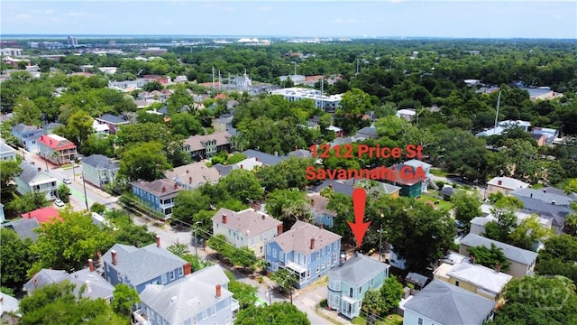 1212 Price St, Savannah, GA 31401 - aerial view of residential area