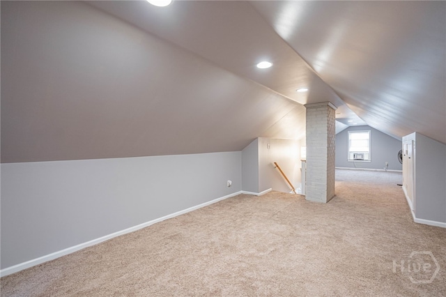 177 E Burkhalter St, Pembroke, GA 31321 - bonus room with vaulted ceiling and carpet flooring