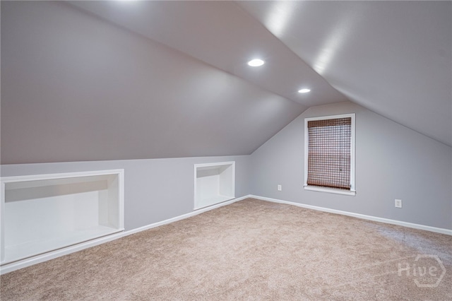 177 E Burkhalter St, Pembroke, GA 31321 - additional living space featuring carpet floors, recessed lighting, and lofted ceiling