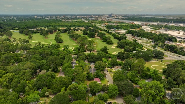 1915 Hawthorne St, Savannah, GA 31404 - drone / aerial view of a golf course and a tree filled landscape