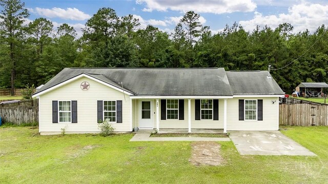 251 Old Louisville Rd, Guyton, GA 31312 - view of front of property featuring a porch