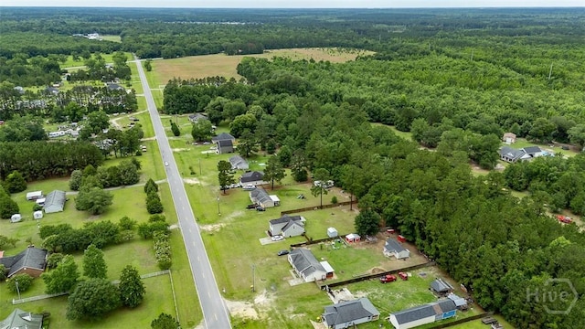 251 Old Louisville Rd, Guyton, GA 31312 - aerial view of property and surrounding area with a forest