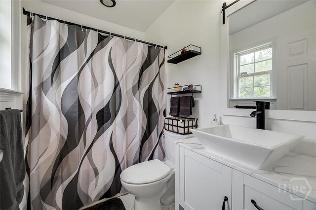 251 Old Louisville Rd, Guyton, GA 31312 - full bathroom with vanity and a shower with curtain