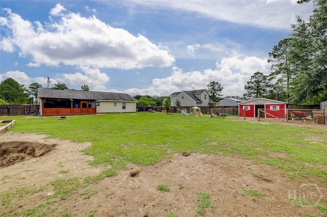 251 Old Louisville Rd, Guyton, GA 31312 - view of yard featuring an outdoor structure