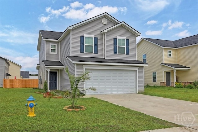 72 Marsh Salt Ln, Port Wentworth, GA 31407 - traditional-style home with an attached garage, concrete driveway, and a shingled roof