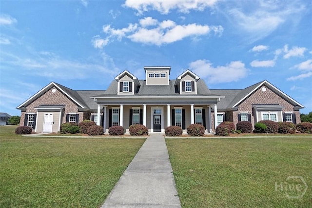 72 Marsh Salt Ln, Port Wentworth, GA 31407 - view of front of house with a front yard and a porch