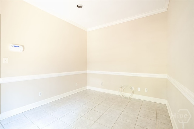 4 Hedgewood Ln, Savannah, GA 31411 - empty room with light tile patterned floors and ornamental molding