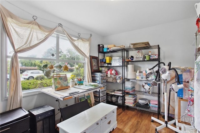 2104 Mason Dr, Savannah, GA 31404 - home office featuring plenty of natural light and wood finished floors