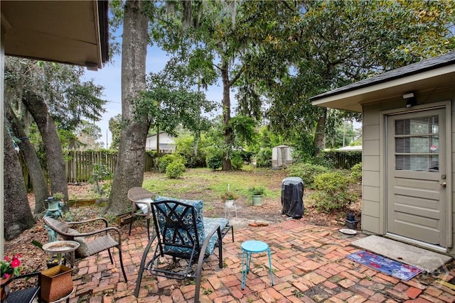 2104 Mason Dr, Savannah, GA 31404 - fenced backyard with a patio area
