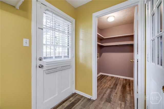 41 Barrington Cir, Savannah, GA 31419 - doorway to outside with wood finished floors and baseboards