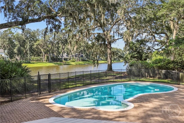 8 Boars Nest Ln, Savannah, GA 31411 - view of pool with a water view and view of wooded area