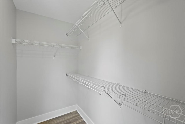 623 E Henry St, Savannah, GA 31401 - walk in closet featuring dark wood-style flooring
