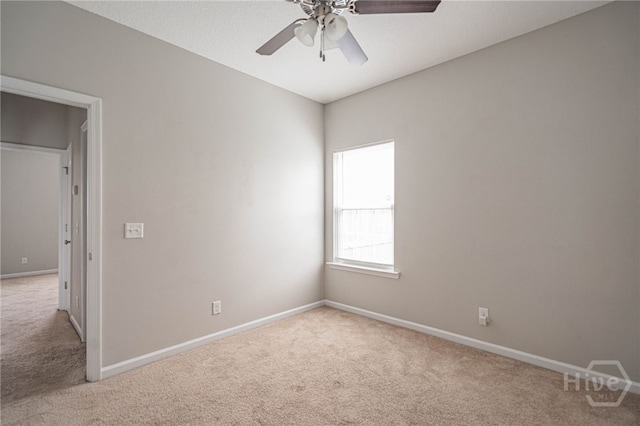 1506 Bayberry Dr, Hinesville, GA 31313 - carpeted empty room with a ceiling fan and baseboards