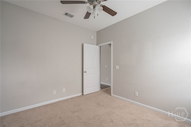 1506 Bayberry Dr, Hinesville, GA 31313 - empty room featuring light colored carpet and ceiling fan