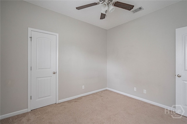 1506 Bayberry Dr, Hinesville, GA 31313 - spare room with light colored carpet and ceiling fan