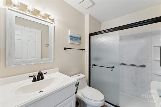 12300 Apache Ave Unit 1003, Savannah, GA 31419 - bathroom with an enclosed shower and vanity